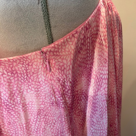 Michael Kors Pink Tiered Sundress with silver chain straps NWT XL - Picture 9 of 16